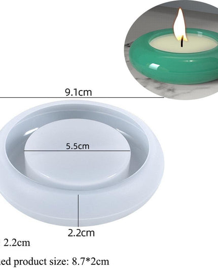 Round Silicone Molds for Creative Candle Jars and Stylish Plant Pots: Elevate Your Home Decor Projects