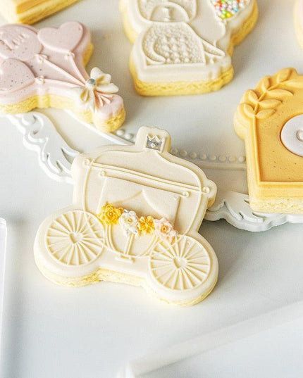 Whimsical Princess Castle Cookie Press Set