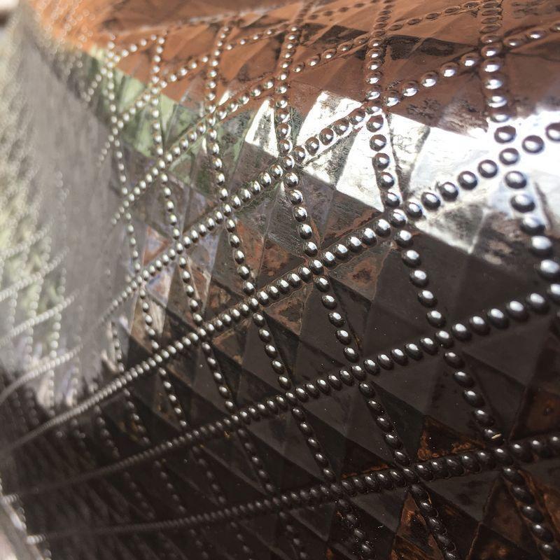 Diamond Embossed PVC Luxury Crafting Clutch Material