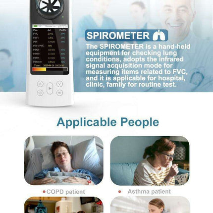 Smart Bluetooth Spirometer for Advanced Lung Health Monitoring