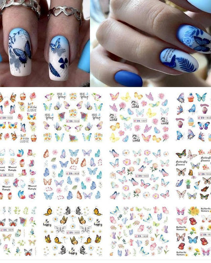 Winter Wonderland Russian Nail Art Decals