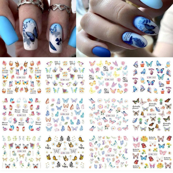 Winter Wonderland Russian Nail Art Decals