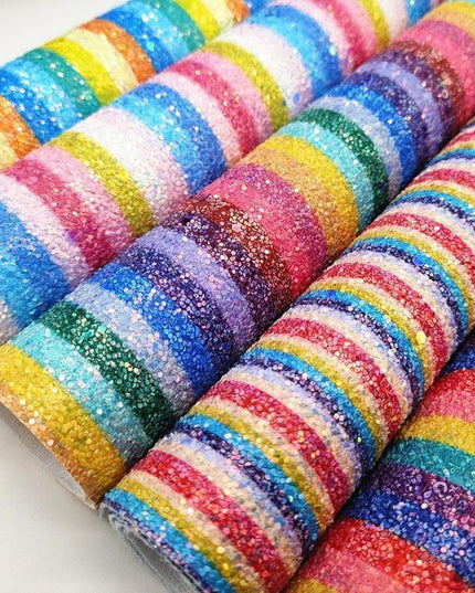 Glittering Leatherette Craft Sheets for Radiant Projects