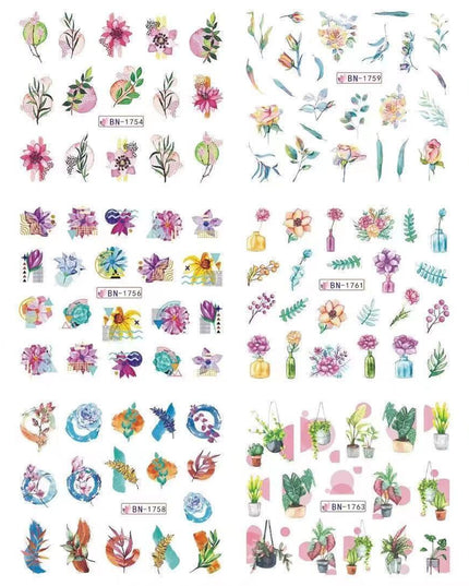 Winter Wonderland Russian Nail Art Decals