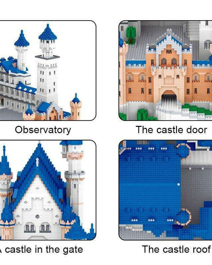 Swan Castle 11810-Piece Creative Building Block Set for Imaginative Play