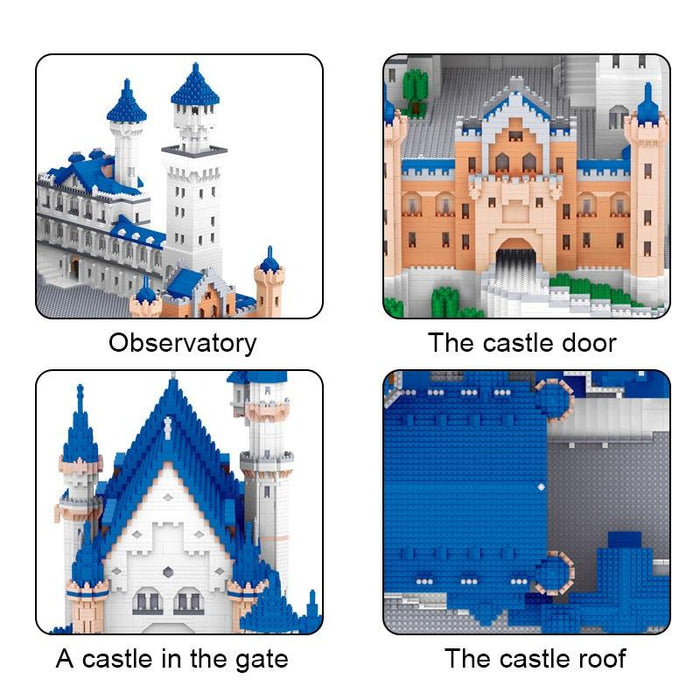 11810PCS New Swan Castle Building Blocks - Eco-Friendly Educational Toys for Children