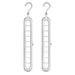 Chic Circular 9-Hole Plastic Closet Organizer