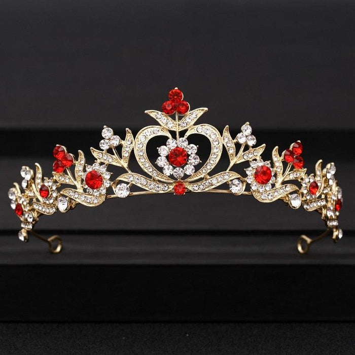 Regal Baroque Tiara - Elegant Headpiece for Memorable Events