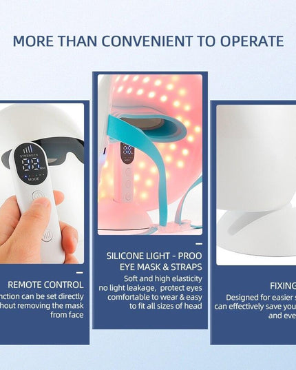 Advanced Wireless LED Facial Rejuvenation Mask for Timeless Skin Restoration