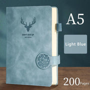 Luxurious A5 Leather-bound Journal: 200 Pages for Creative Expression