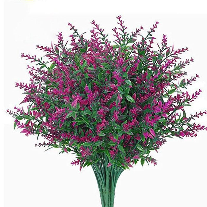 Lavender Serenity: Stunning Faux Flower Arrangement for Timeless Decor