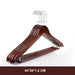 Rotating Wooden Hangers with Anti-Slip Design and Metal Hook