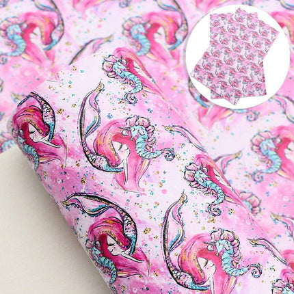 Blooming Elegance: Premium Floral Faux Leather for Inspired DIY Creations