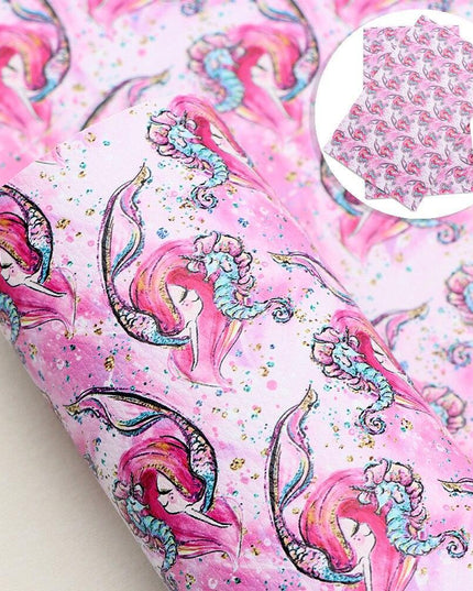 Blooming Elegance: Premium Floral Faux Leather for Inspired DIY Creations