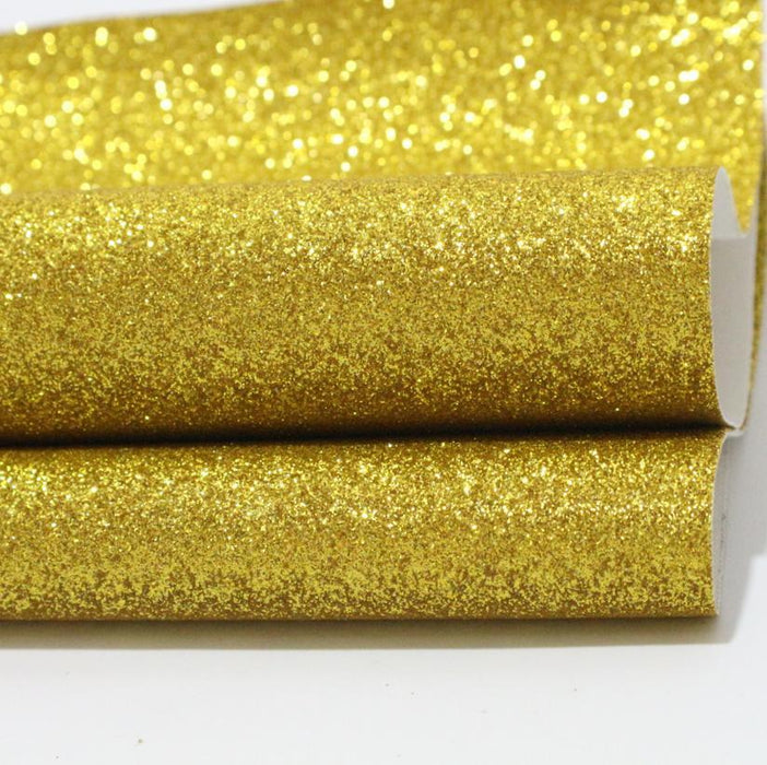 Crafty Creations: Sparkling A4 Glitter Synthetic Leather Sheets