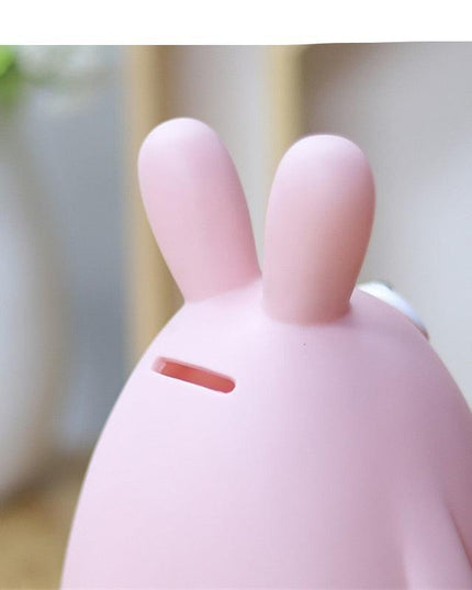 Charming Rabbit Savings Bank - Cute Bunny Coin Collector