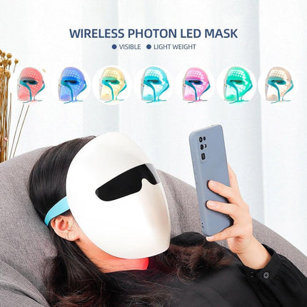 Advanced Wireless LED Facial Rejuvenation Mask for Timeless Skin Restoration