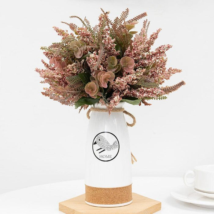 Elegant Lavender Foam Floral Arrangement for Luxurious Home Ambiance