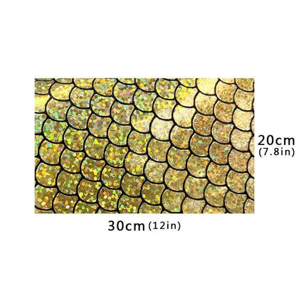 Holographic Mermaid Faux Leather - Ultimate DIY Essential for Creators