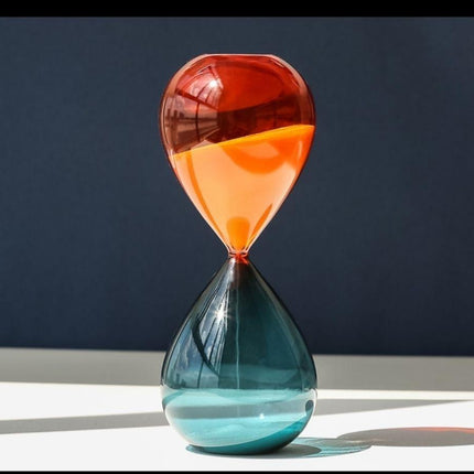 Stylish Dual-Tone Sand Timer Collection - Precision Hourglasses for 5, 15, 30, and 60 Minute Intervals