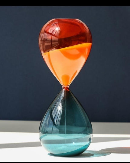 Stylish Dual-Tone Sand Timer Collection - Precision Hourglasses for 5, 15, 30, and 60 Minute Intervals