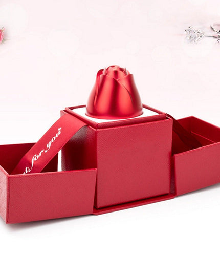 Elegant Rose-Themed Jewelry Organizer - Luxurious Floral Storage Box for Cherished Moments