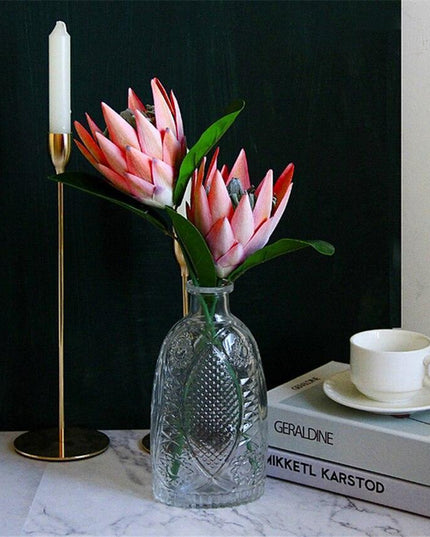 Exquisite Silk Protea Flower Stem - Luxurious Botanical Display
