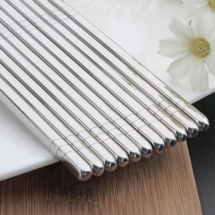 Elevate Your Sushi Experience with Korean Stainless Steel Chopsticks