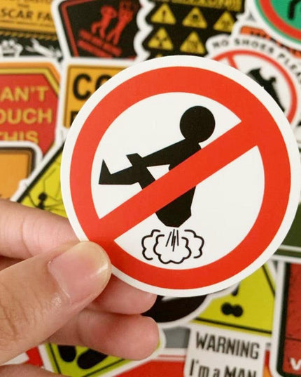 Stylish Safety Decals - Make a Statement with Caution