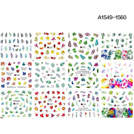 Winter Wonderland Russian Nail Art Decals