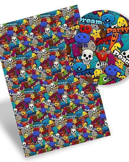 Autumn-Themed Eco-Conscious Faux Leather Crafting Kit for Creative Artisans