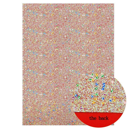 Chunky Glitter PU Leather Sheets - Add Sparkle to Your Handmade Creations!