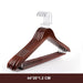 360-Degree Rotating Lotus Wood Hangers Set for Organized Closet Systems