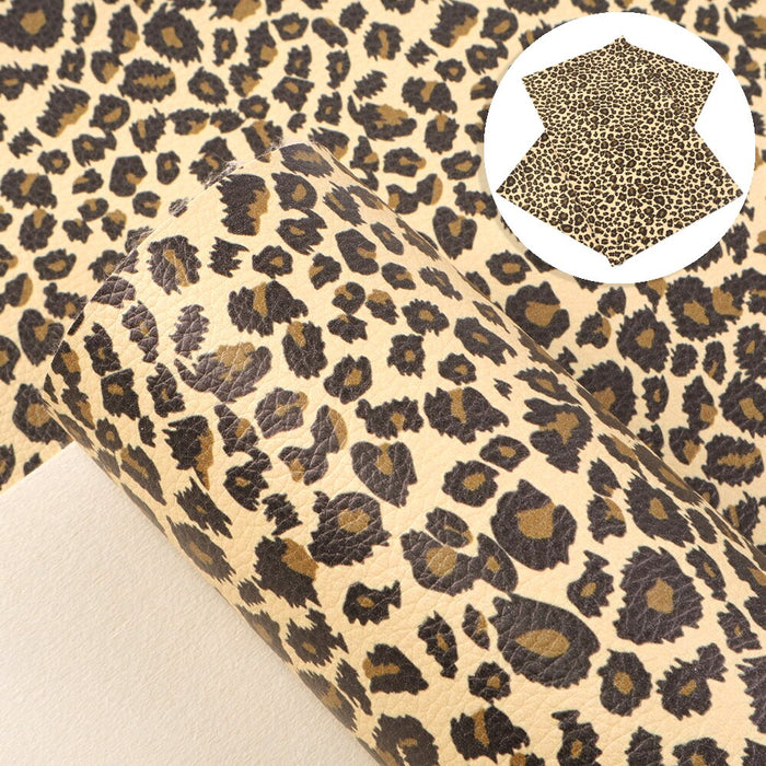 Dot Print Faux Leather Fabric: Crafting Essential, 20*34 inches