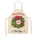 Festive Christmas Linen Apron - Seasonal Cooking Essential