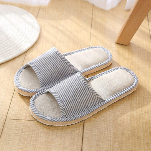 Pamper Your Feet with Elegant Striped Petite Slippers