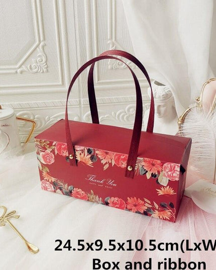 Chic Customizable Cake Box Set of 5 for Special Celebrations