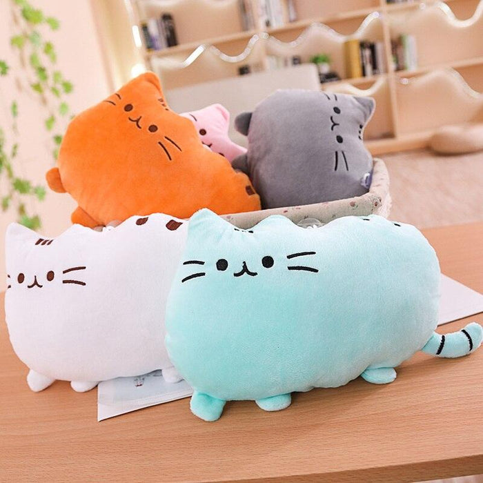 Whimsical Cat Plush Pillow - A Charming Companion for Cat Enthusiasts