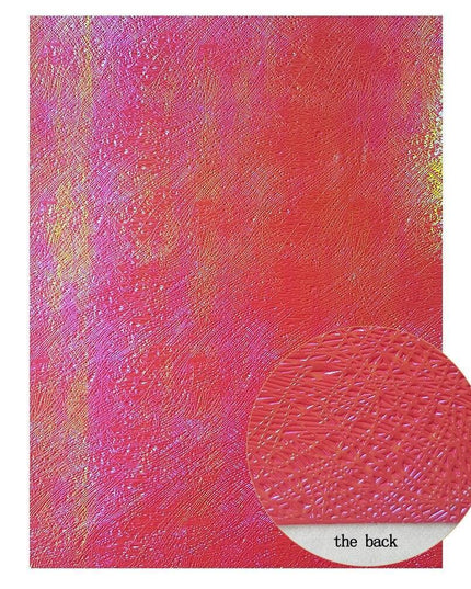 Colorful 3D Faux Leather Craft Sheets for Unique DIY Creations