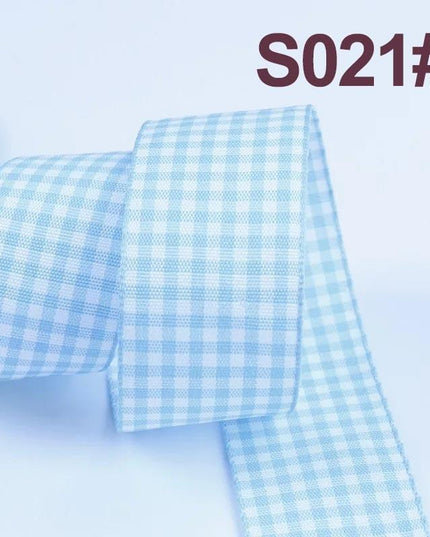 Sophisticated Plaid Grosgrain Ribbon Set for Elegant Gift Wrapping