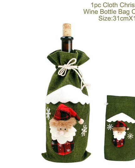 Holiday Cheer Wine Bottle Dress: Celebrate in Festive Elegance