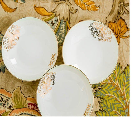 Elegant 60-Piece Handcrafted Porcelain Dinnerware Set from Jingdezhen