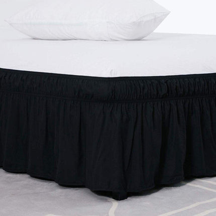 Elastic Wrap Bed Skirt - Effortless Upgrade for a Chic Bedroom Look
