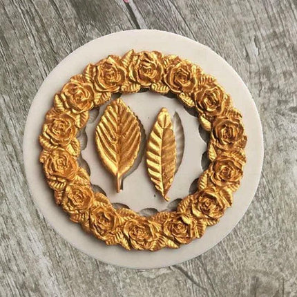 Elegant Artisan Silicone Mold for Creative Rosette and Picture Frame Baking