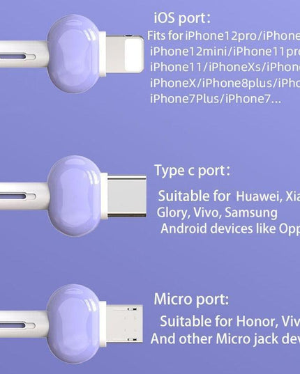 Compact Keychain USB Charger for iPhone and Xiaomi Redmi - Ultimate Travel Charging Solution