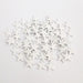 Elegant 100-Piece Red, White, and Silver Wooden Star Cutouts - Creative Crafting Essentials