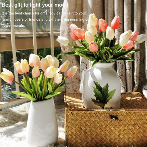 Elegant Faux Mini Tulip Bouquet