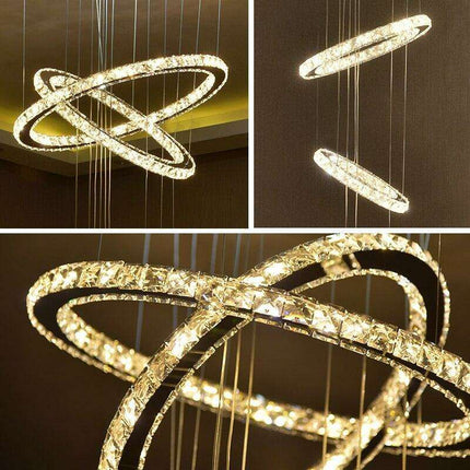 Crystal Elegance: Illuminate Your Living Spaces with Opulent LED Chandelier