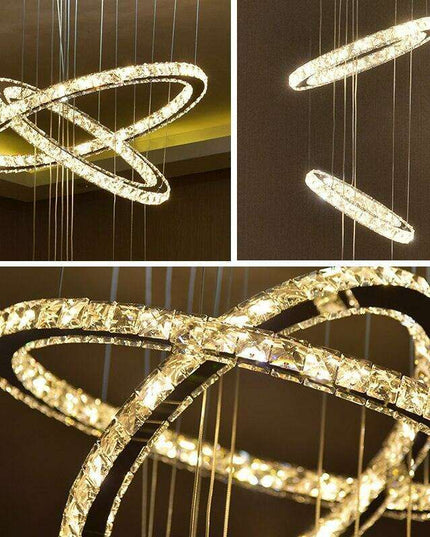 Crystal Elegance: Illuminate Your Living Spaces with Opulent LED Chandelier