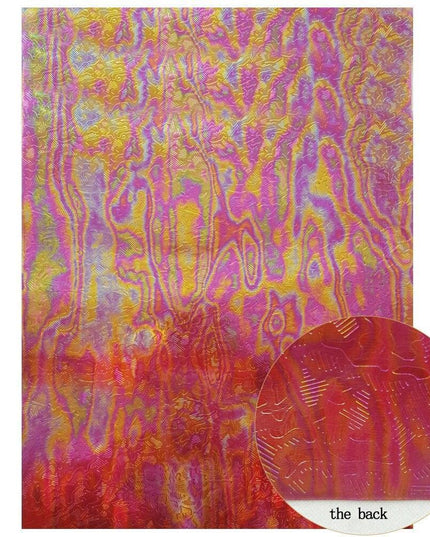 Crimson Glitter Faux Leather Crafting Sheets: Unleash Your Imagination